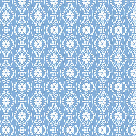 French Romance - 13330-55 in Blue - Jane Shore - Benartex