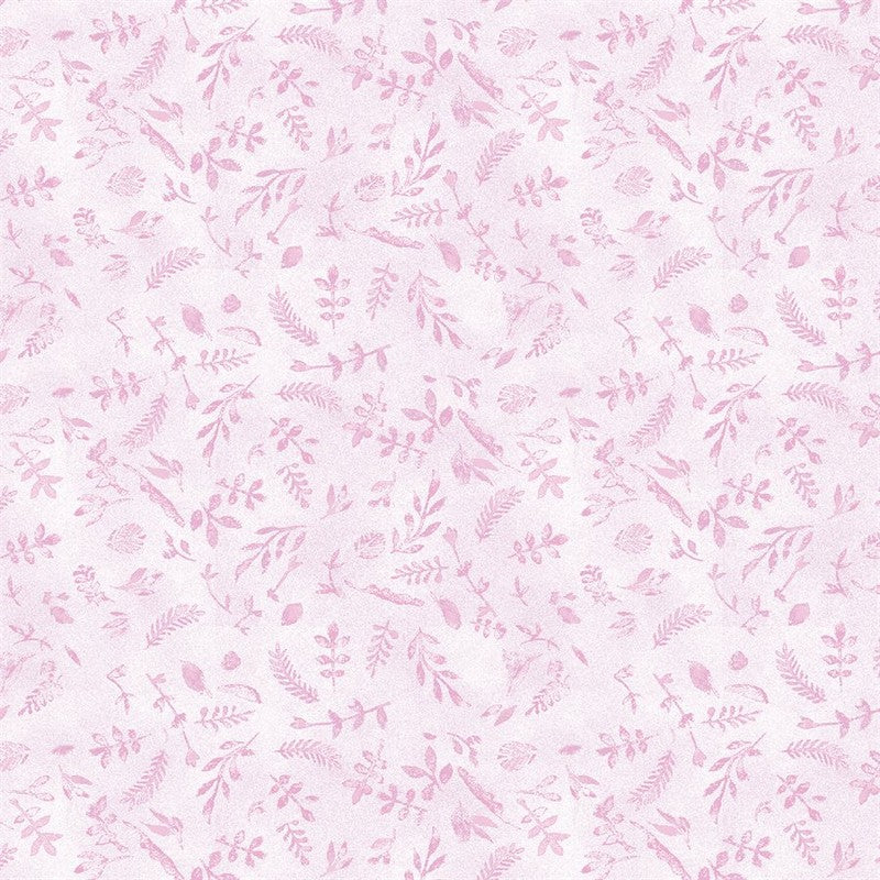 A Painted Garden - 13404-01 in Light Pink - Benartex