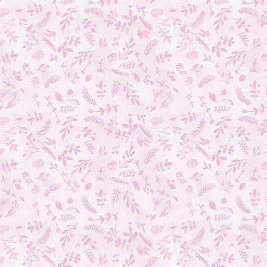 A Painted Garden - 13404-01 in Light Pink - Benartex