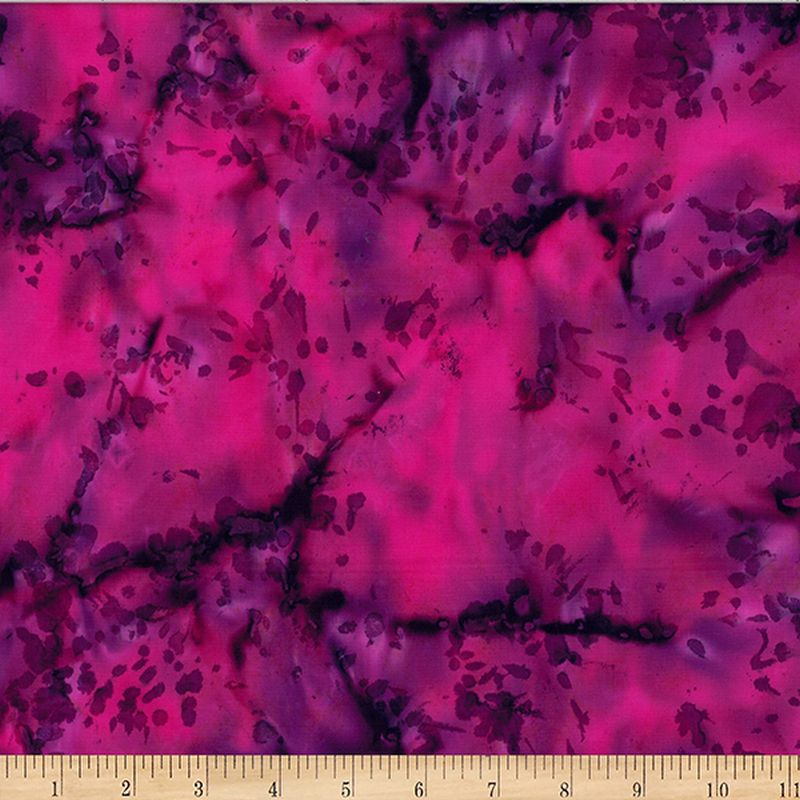 Bali Batiks - 1387-104 in Cabernet - Hoffman Fabrics