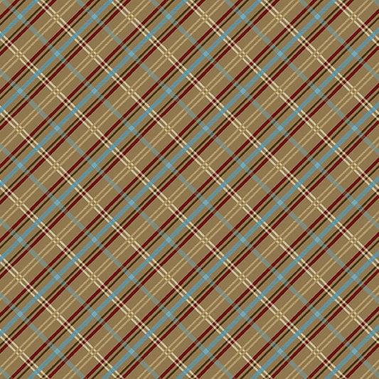 Enchanted Forest - Plaid in Brown - Benartex