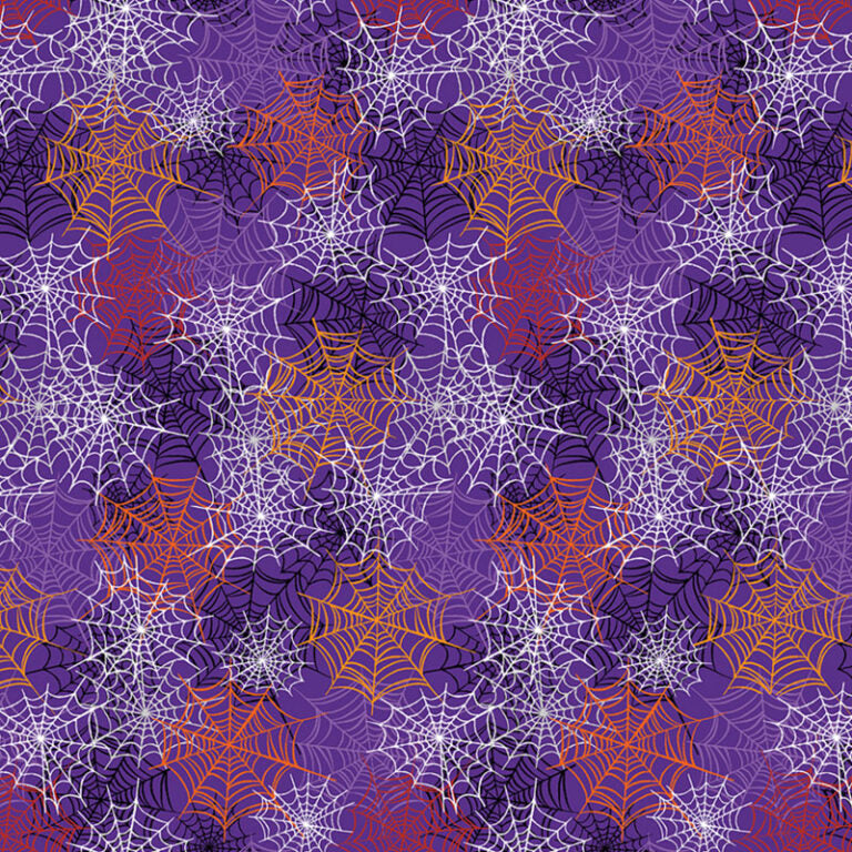 Happy Haunting - Purple Glow in the Dark 14950G-66 - Benartex