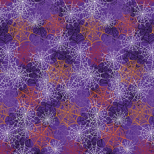 Happy Haunting - Purple Glow in the Dark 14950G-66 - Benartex