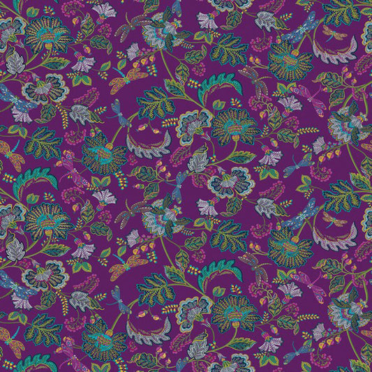 Jacobean Garden - 15077-62 - Berry - Benartex