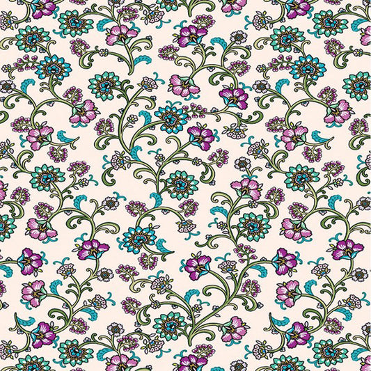 Jacobean Garden - 15082-07 - Cream - Benartex