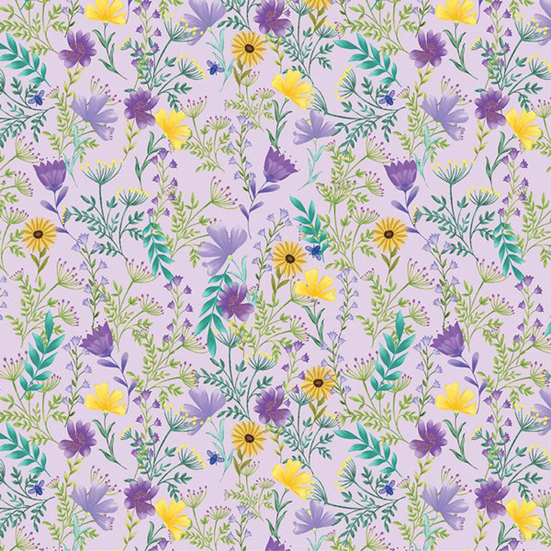Veronica's Garden - Lilac 15157-62 - Benartex