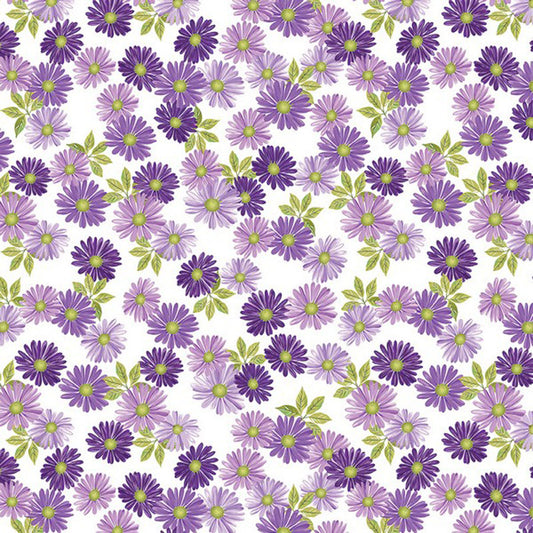 Veronica's Garden - White 15161-09 - Benartex