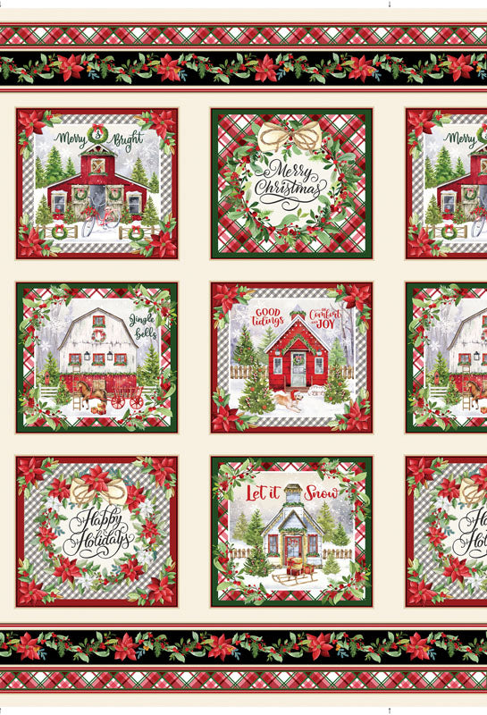 Heartland Holiday - Panel 15171-99 - Benartex
