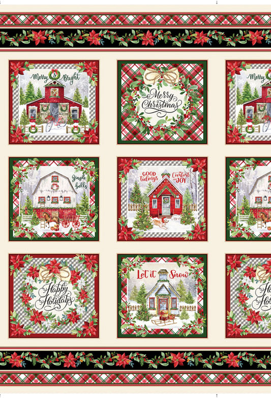 Heartland Holiday - Panel 15171-99 - Benartex