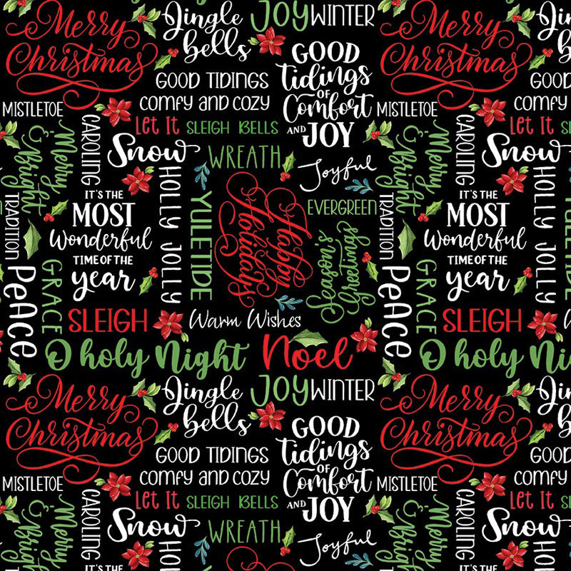Heartland Holiday - Black 15173-12 - Benartex