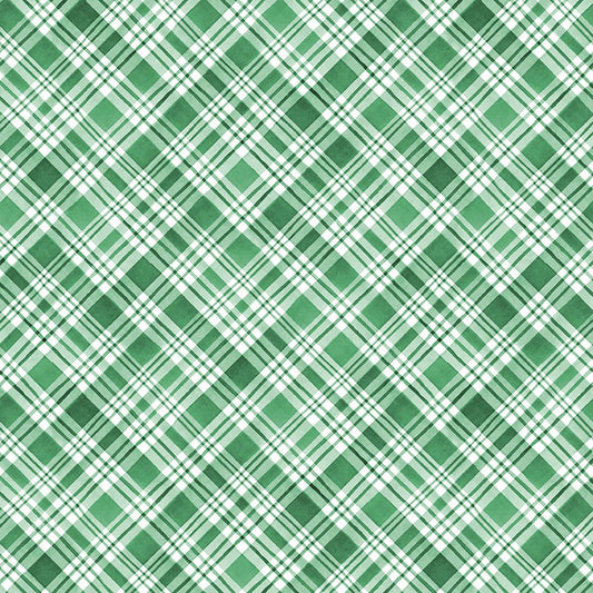 Snowflake Wishes - Green 15194-44 - Benartex