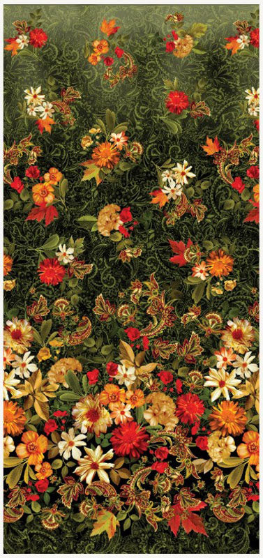Harvest Beauty - Green 15267-44 - Benartex