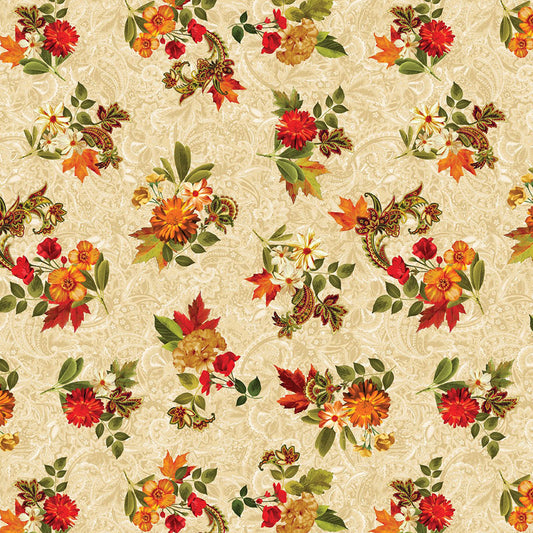 Harvest Beauty - Cream 15273-07- Benartex
