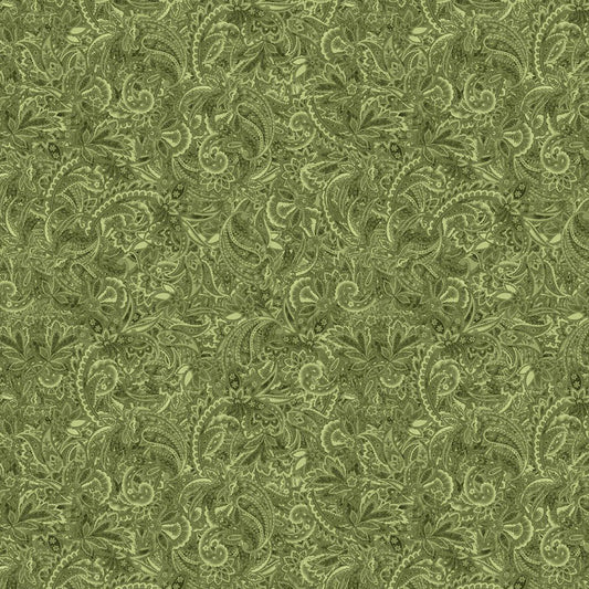 Harvest Beauty - Sage/Green 15274-40 - Benartex