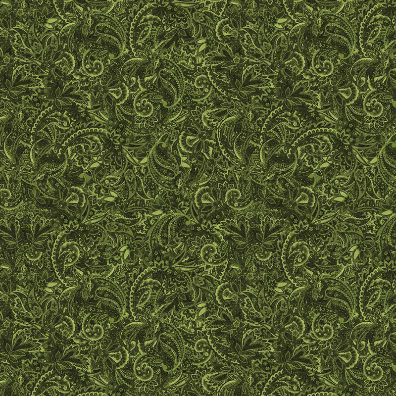 Harvest Beauty - Dark Green 15274-44- Benartex