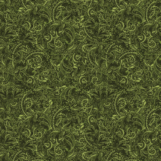 Harvest Beauty - Dark Green 15274-44- Benartex