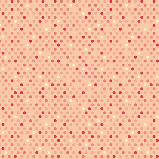 Dazzle Dots II - 16206-35 in Peach - Benartex