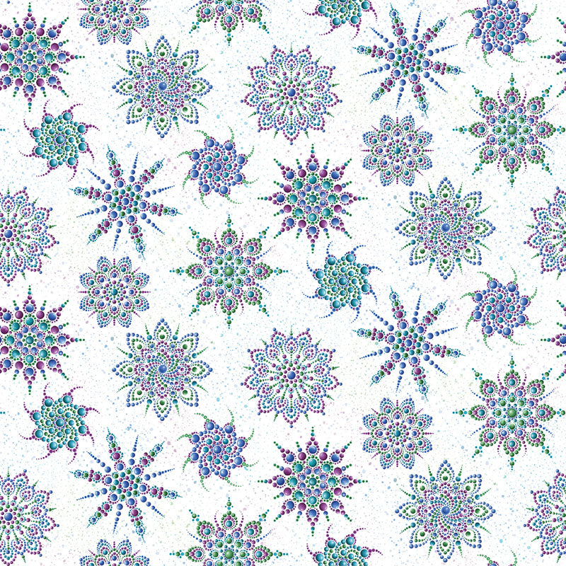 Dragonfly Wonder - White/Multi 16402P-09 - Ann Lauer - Benartex