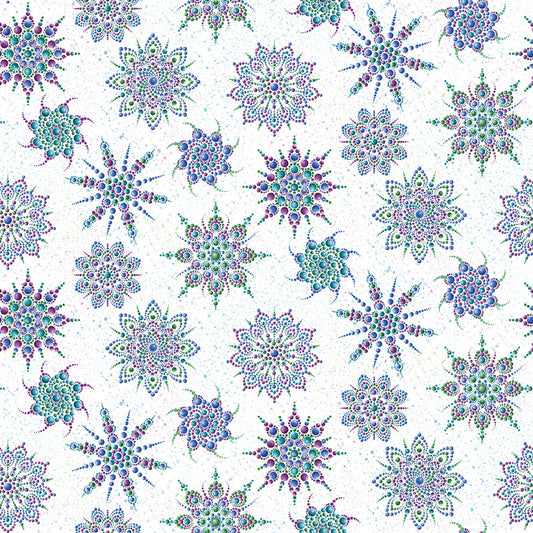 Dragonfly Wonder - White/Multi 16402P-09 - Ann Lauer - Benartex