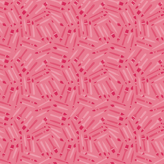 Happy Notes - Pink 16440-21 - Benartex