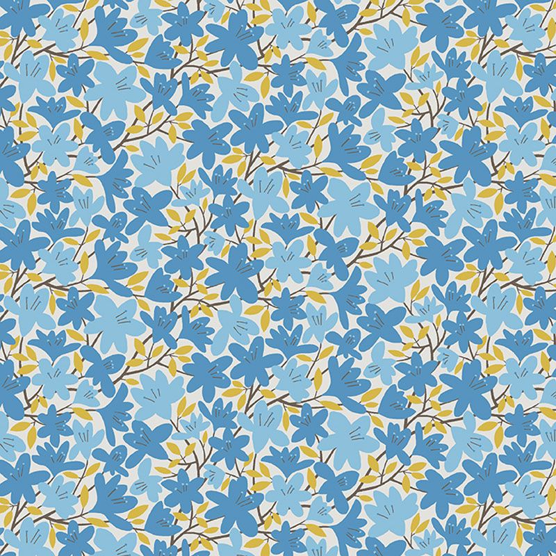 Blooming Color II - Angie in Sky - Benartex