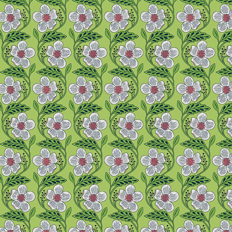 Blooming Color II - Green 16449-44 - Benartex