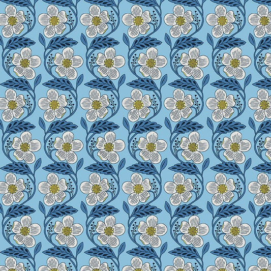 Blooming Color II - Dora in Sky - Benartex