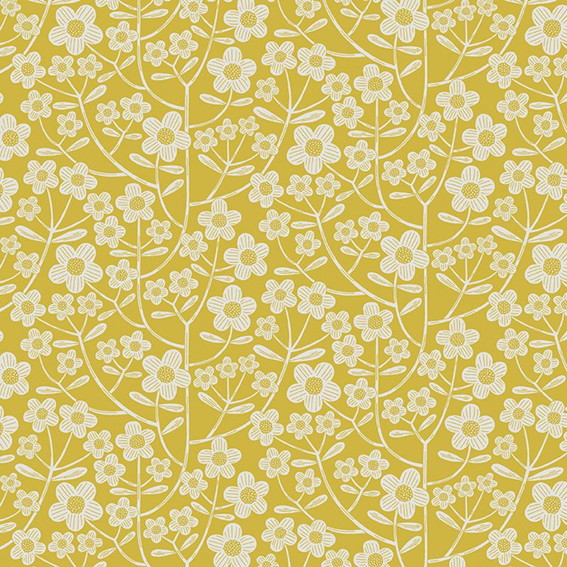 Blooming Color II - Brynn in Yellow - Benartex