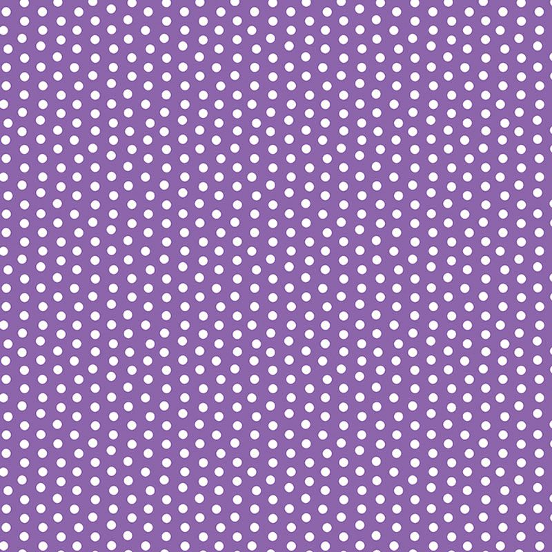 Cozy Cats - Cozy Dot in Dark Violet - Benartex