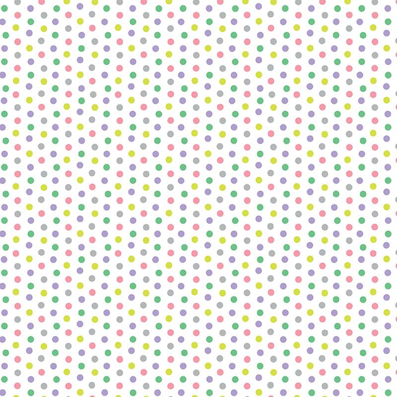 Cozy Cats - Cozy Dot in White - Benartex