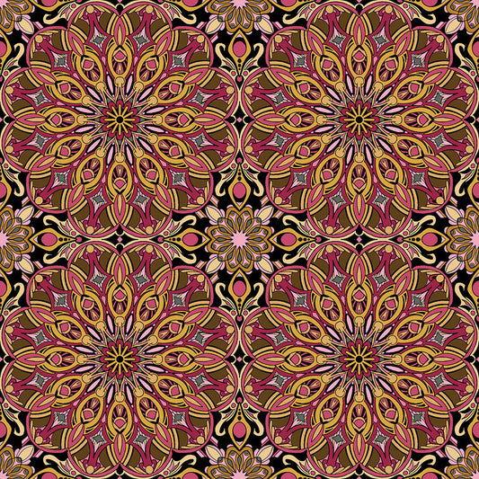 Newest Worlds - Rose Multi 16518-24 - Benartex