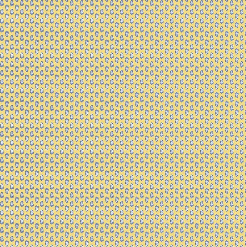 April's Garden - Provencal in Yellow - Benartex - Dinkydoo Fabrics