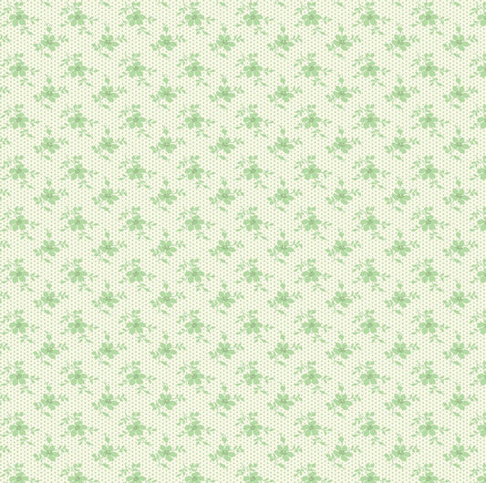 April's Garden - Eloise in Light Green - Benartex