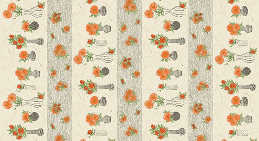 Modern Vintage Treasured - Stripes in Natural - Benartex - Dinkydoo Fabrics