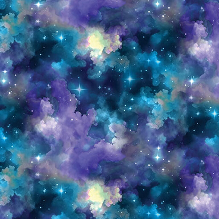 Celestial Skies - Pearl Blue 16623P-55 - Benartex