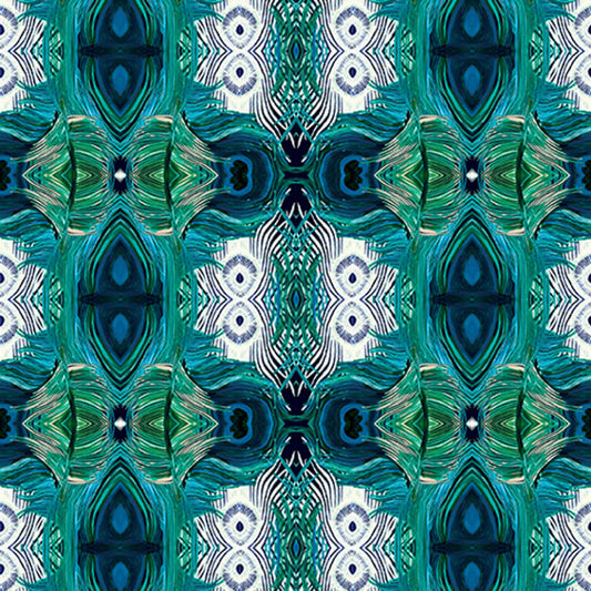 Affinity - Teal 16684-85 - Benartex