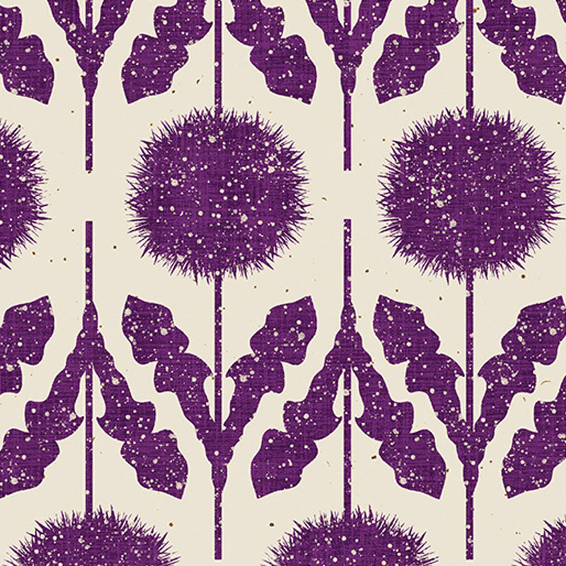 Wishflower - Purple 16693-63 - Benartex