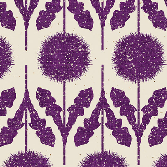 Wishflower - Purple 16693-63 - Benartex