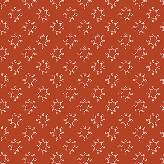 Wishflower - Dark Orange 16697-39 - Benartex