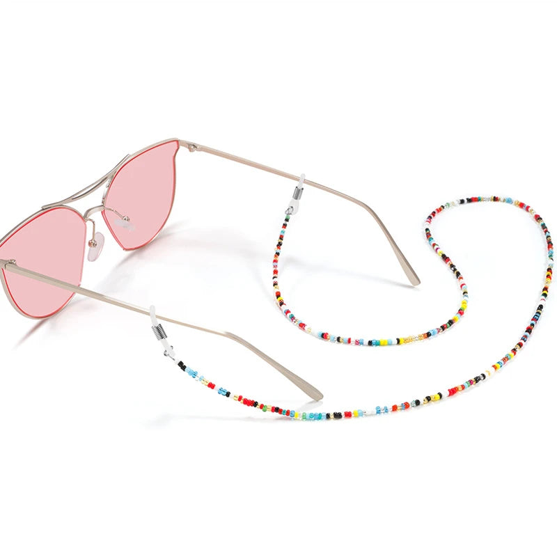 Quilter's Peepers Reading Glasses Rainbow Chains