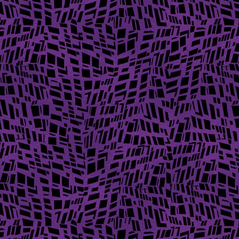 Go With the Flow - Dark Purple 6744-65 - Ann Lauer - Benartex
