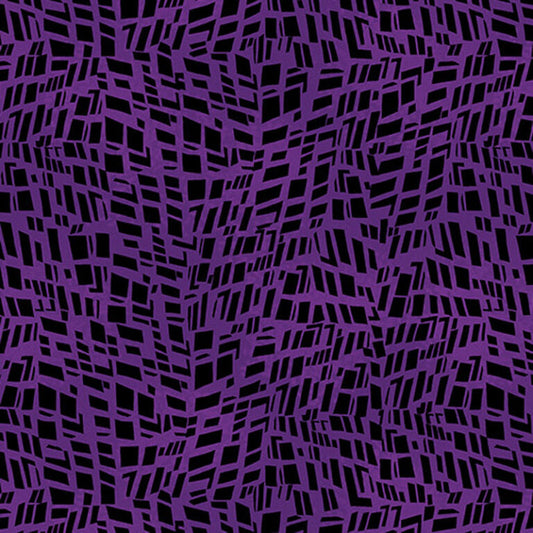 Go With the Flow - Dark Purple 6744-65 - Ann Lauer - Benartex