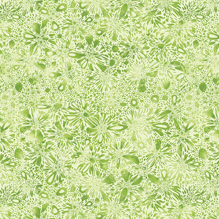 Go With the Flow - Medium Lime 6745-43 - Ann Lauer - Benartex