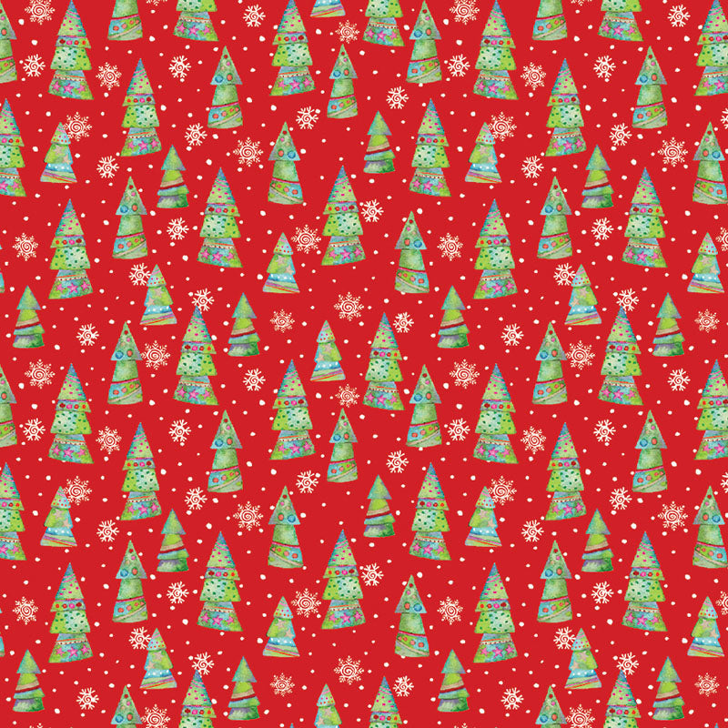Snow Joy - Red 16802-10 - Benartex