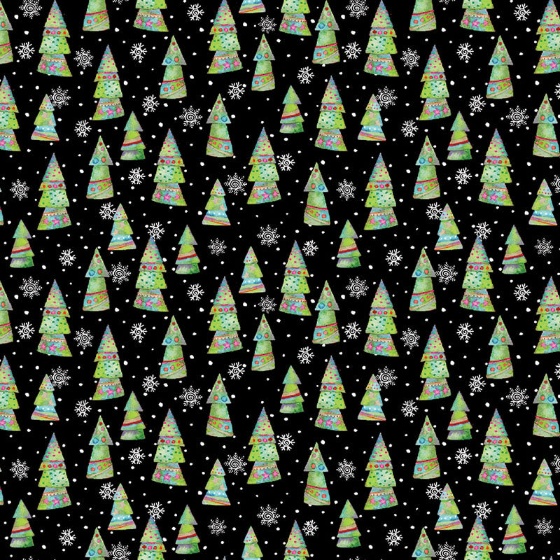 Snow Joy - Black 16802-12 - Benartex