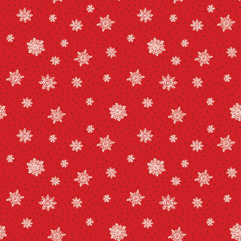Snow Joy - Red 16804-10 - Benartex