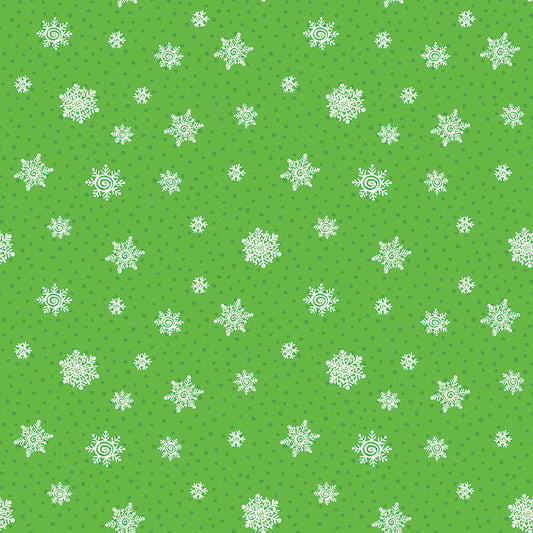 Snow Joy - Green 16804-44 - Benartex