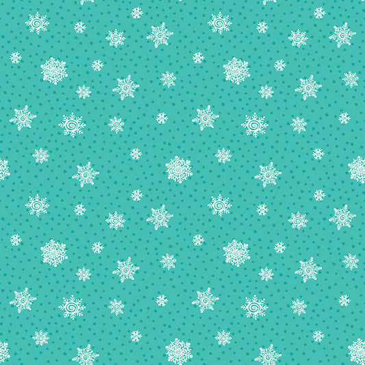Snow Joy - Turquoise 16804-84 - Benartex
