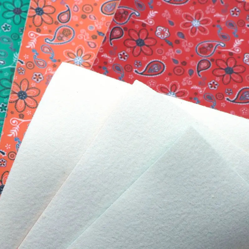 Faux Leather - Paisley Paradise (5pc) (8.2" x 11.8")