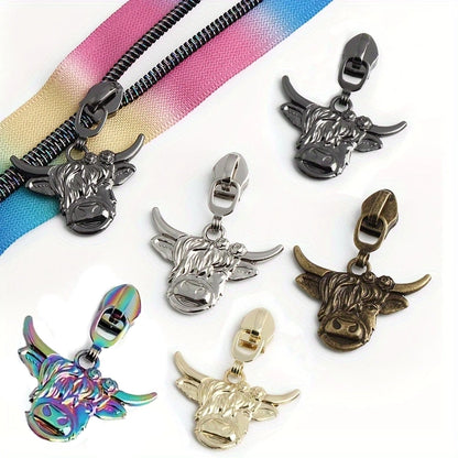 Highland Cattle Zipper Pull #5